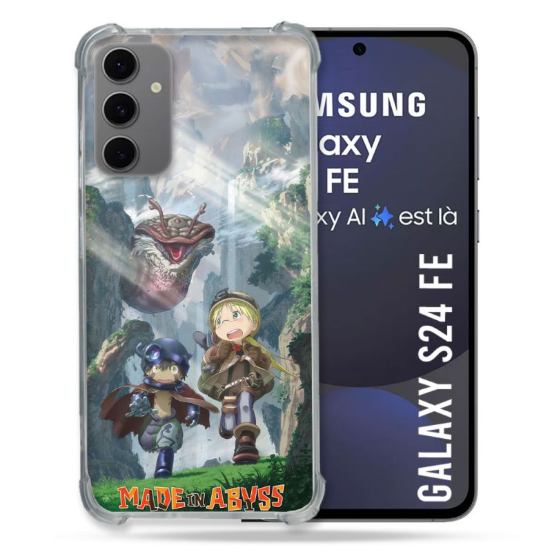 Coque Renforcée Pour Samsung Galaxy S24 FE Manga Made In Abyss Affiche