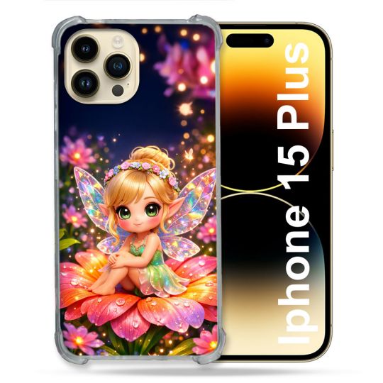 Coque Renforcée Pour Iphone 15 Plus Fantastique Fee Kawaii