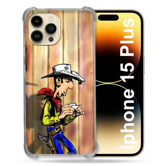 Coque Renforcée Pour Iphone 15 Plus Lucky Luke