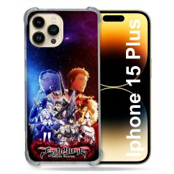 Coque Renforcée Pour Iphone 15 Plus Manga Black Clover Affiche