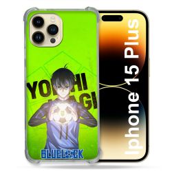 Coque Renforcée Pour Iphone 15 Plus Manga Blue Lock Yoichi Isagi