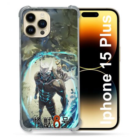 Coque Renforcée Pour Iphone 15 Plus Manga Kaiju N° 8 Kafka Hibino