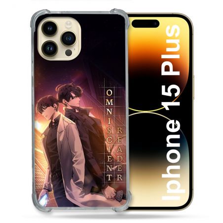 Coque Renforcée Pour Iphone 15 Plus Manga Lecteur Omniscient Affiche