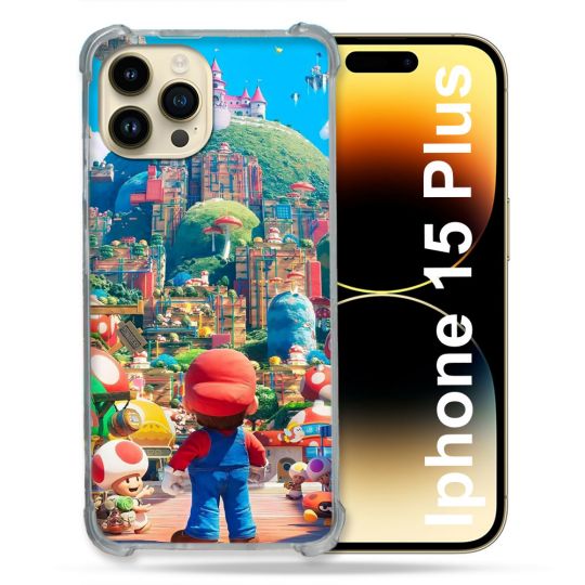 Coque Renforcée Pour Iphone 15 Plus Nintendo World