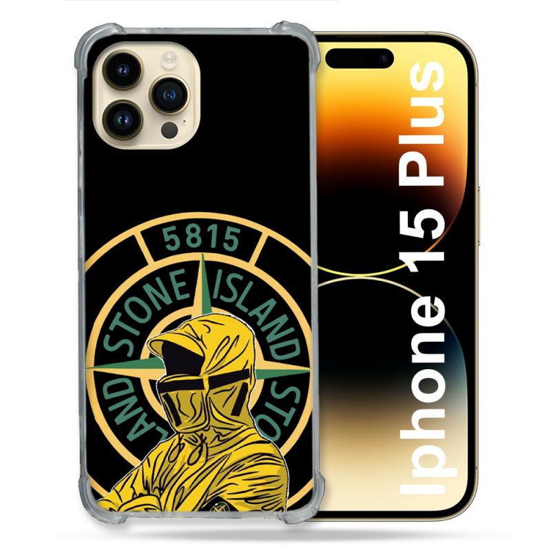 Coque Renforcée Pour Iphone 15 Plus Stone Island Color