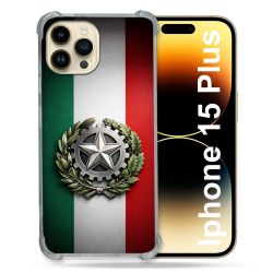 Coque Renforcée Pour Iphone 15 Plus Voyage Drapeau Italie