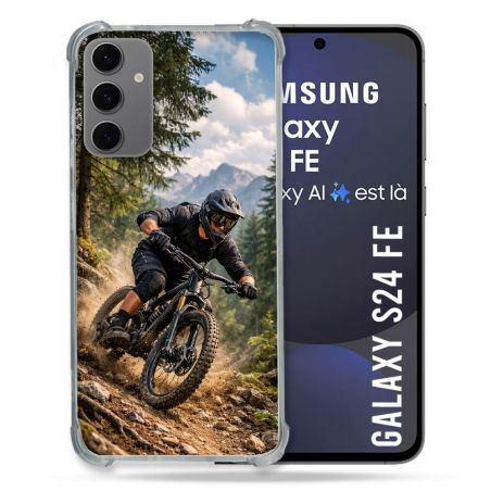 Coque Renforcée Pour Samsung Galaxy S24 FE Sport VTT Montagne