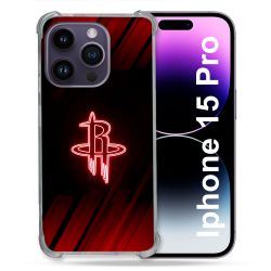 Coque Renforcée Pour Iphone 15 Pro Basket Houston Rockets