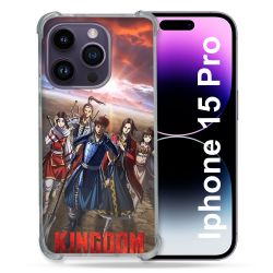 Coque Renforcée Pour Iphone 15 Pro Manga Kingdom Affiche