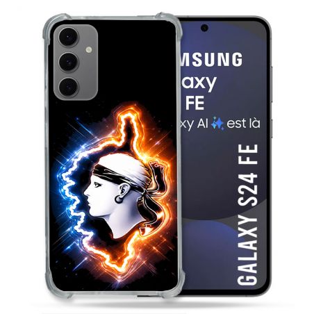 Coque Renforcée Pour Samsung Galaxy S24 FE Voyage Corse Brillante