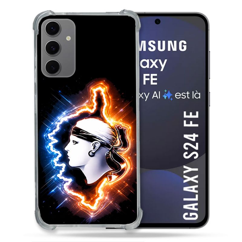 Coque Renforcée Pour Samsung Galaxy S24 FE Voyage Corse Brillante