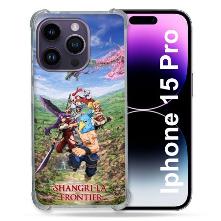 Coque Renforcée Pour Iphone 15 Pro Manga Shangri La Frontier Affiche