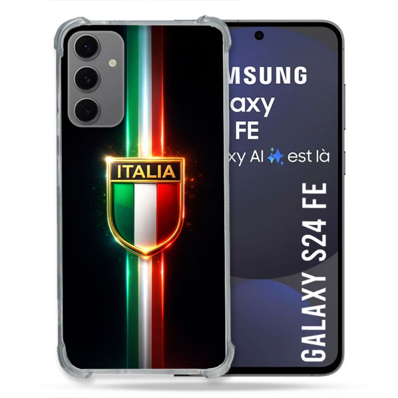 Coque Renforcée Pour Samsung Galaxy S24 FE Voyage Drapeau Italie 3 2026