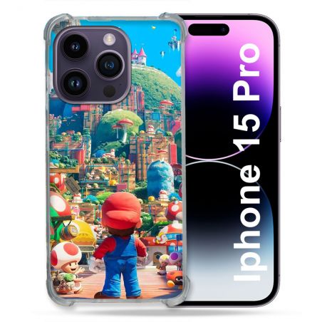 Coque Renforcée Pour Iphone 15 Pro Nintendo World