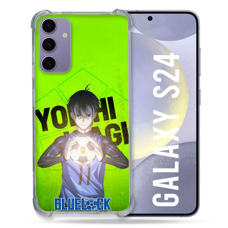 Coque Renforcée Pour Samsung Galaxy S24 Manga Blue Lock Yoichi Isagi