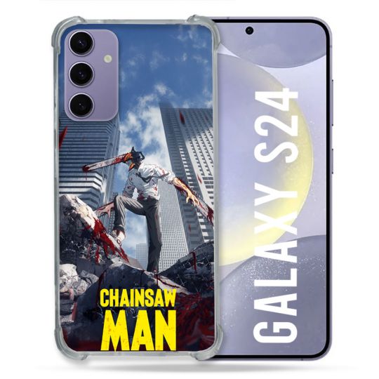 Coque Renforcée Pour Samsung Galaxy S24 Manga Chainsaw Man Denji