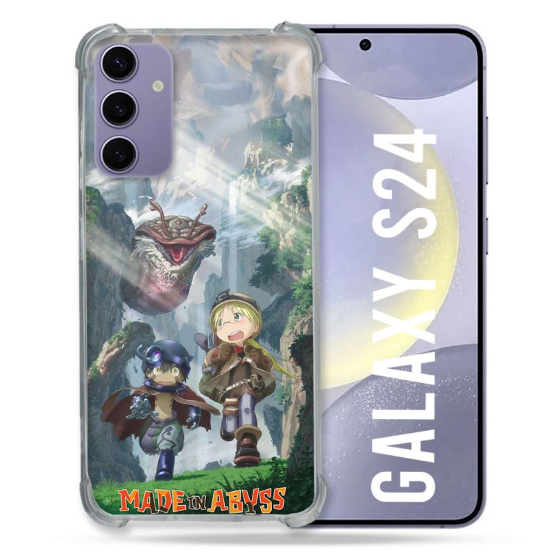Coque Renforcée Pour Samsung Galaxy S24 Manga Made In Abyss Affiche
