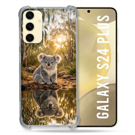 Coque Renforcée Pour Samsung Galaxy S24 Plus Animal Koala Reflet