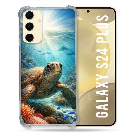 Coque Renforcée Pour Samsung Galaxy S24 Plus Animal Tortue Marine