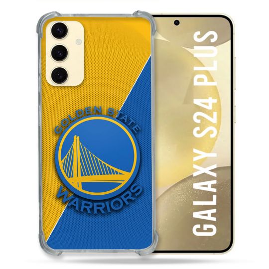 Coque Renforcée Pour Samsung Galaxy S24 Plus Basket Golden State Warriors