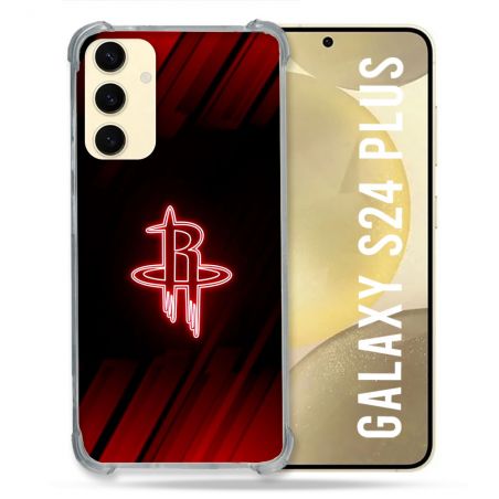 Coque Renforcée Pour Samsung Galaxy S24 Plus Basket Houston Rockets
