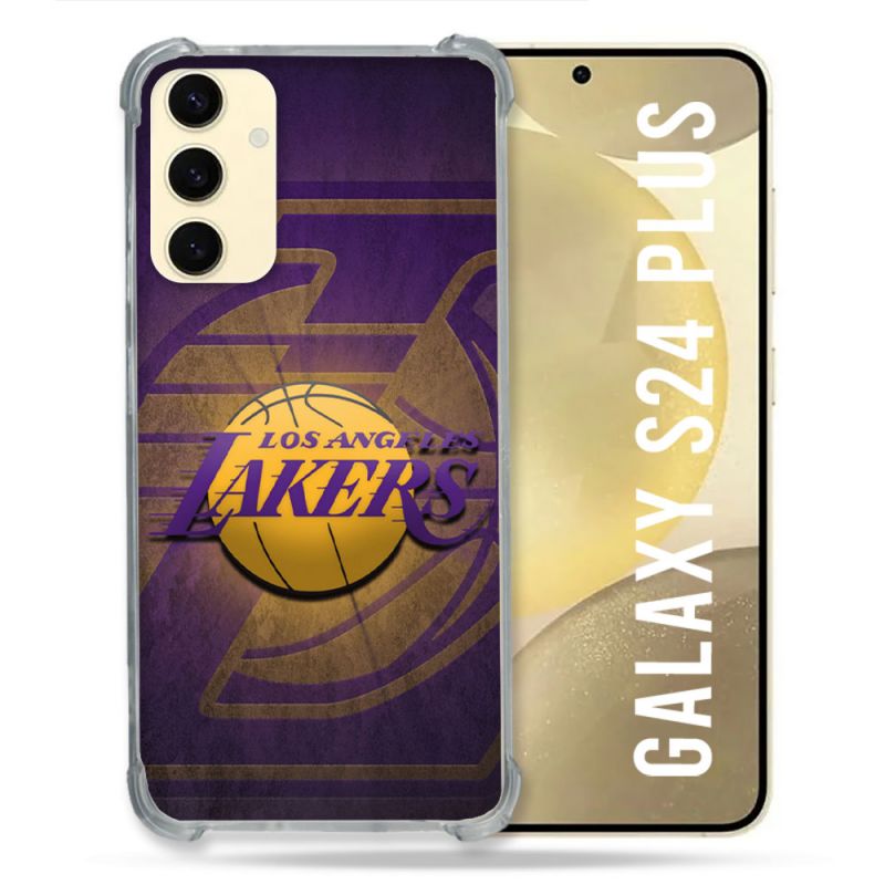 Coque Renforcée Pour Samsung Galaxy S24 Plus Basket Los Angeles Lakers