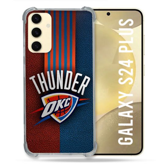 Coque Renforcée Pour Samsung Galaxy S24 Plus Basket Oklahoma City Thunder