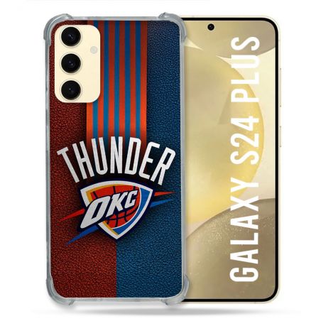 Coque Renforcée Pour Samsung Galaxy S24 Plus Basket Oklahoma City Thunder