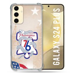 Coque Renforcée Pour Samsung Galaxy S24 Plus Basket Philadelphia 76ers