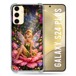 Coque Renforcée Pour Samsung Galaxy S24 Plus Fantastique Fee Fleur