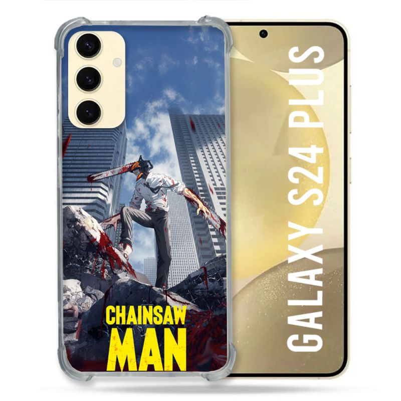 Coque Renforcée Pour Samsung Galaxy S24 Plus Manga Chainsaw Man Denji