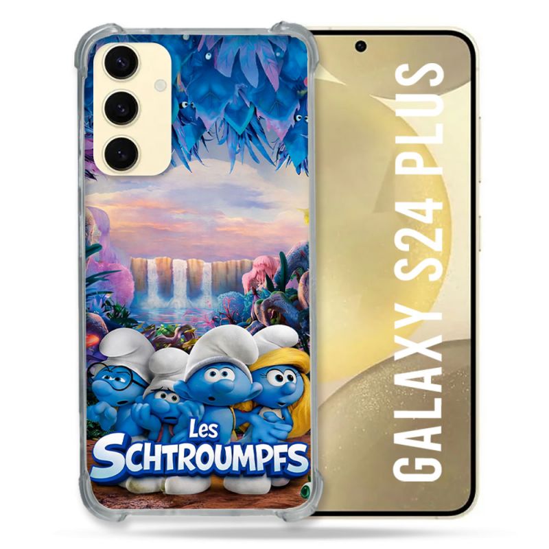 Coque Renforcée Pour Samsung Galaxy S24 Plus Schtroumpfs Forêt
