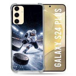 Coque Renforcée Pour Samsung Galaxy S24 Plus Sport Hockey sur Glace