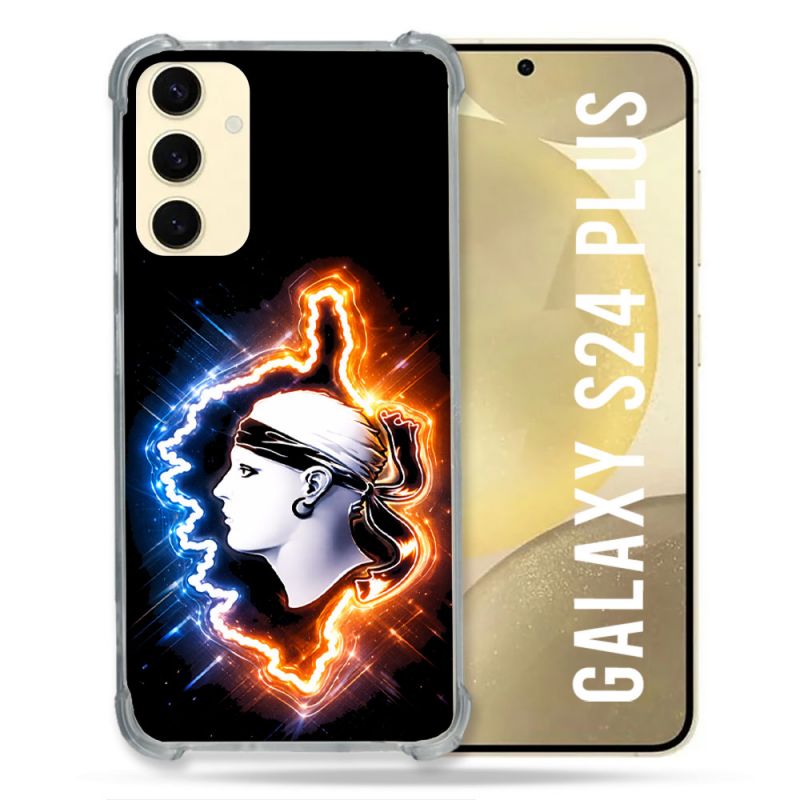 Coque Renforcée Pour Samsung Galaxy S24 Plus Voyage Corse Brillante