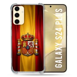 Coque Renforcée Pour Samsung Galaxy S24 Plus Voyage Drapeau Espagne