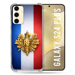 Coque Renforcée Pour Samsung Galaxy S24 Plus Voyage Drapeau France