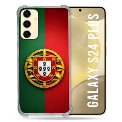 Coque Renforcée Pour Samsung Galaxy S24 Plus Voyage Drapeau Portugal