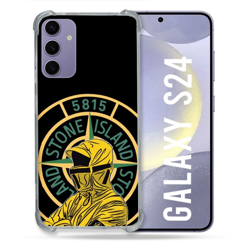 Coque Renforcée Pour Samsung Galaxy S24 Stone Island Color