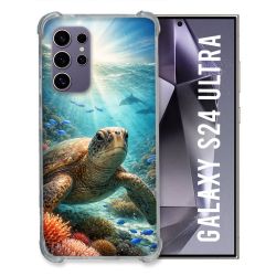 Coque Renforcée Pour Samsung Galaxy S24 Ultra Animal Tortue Marine