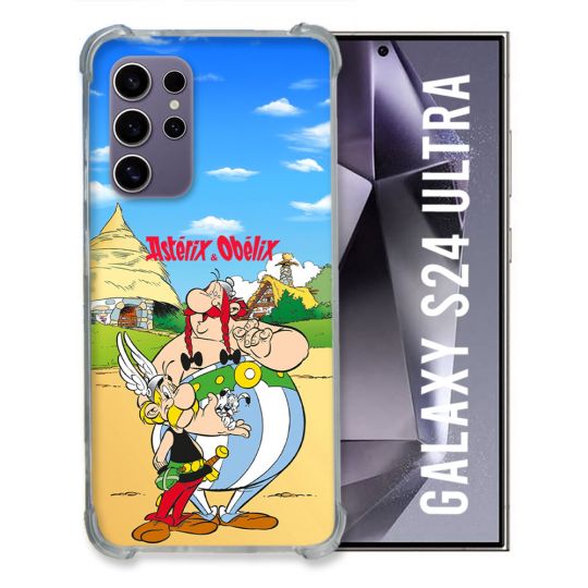 Coque Renforcée Pour Samsung Galaxy S24 Ultra Astérix Obélix Color