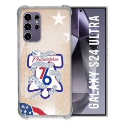 Coque Renforcée Pour Samsung Galaxy S24 Ultra Basket Philadelphia 76ers