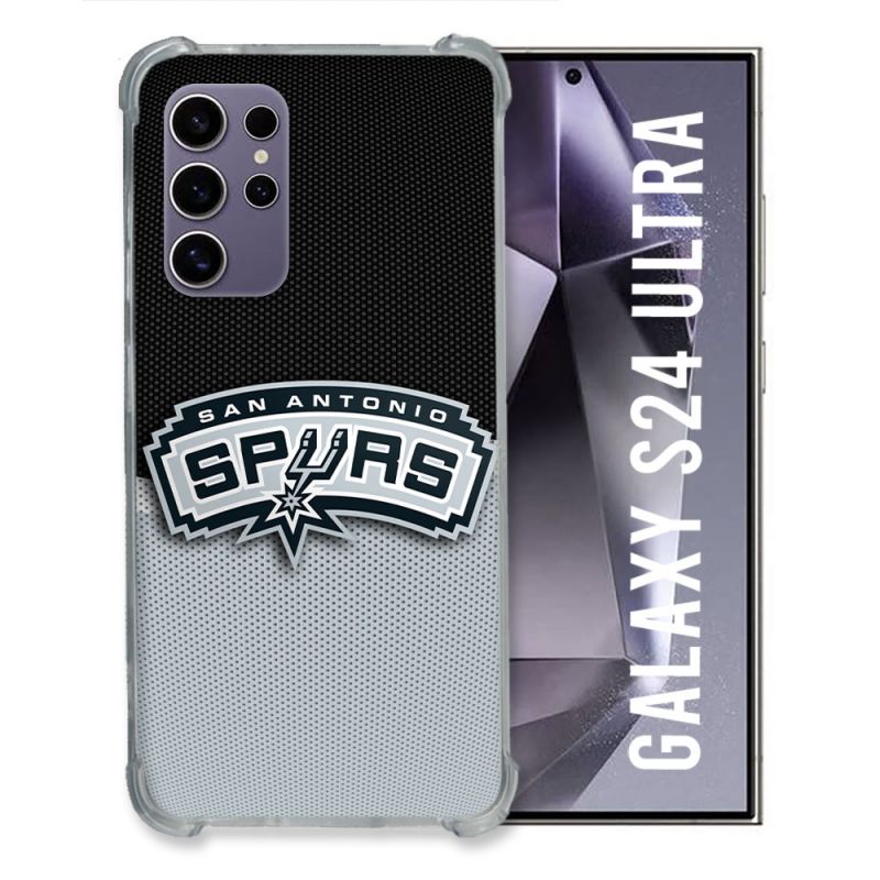 Coque Renforcée Pour Samsung Galaxy S24 Ultra Basket San Antonio Spurs
