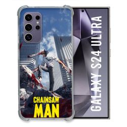 Coque Renforcée Pour Samsung Galaxy S24 Ultra Manga Chainsaw Man Denji