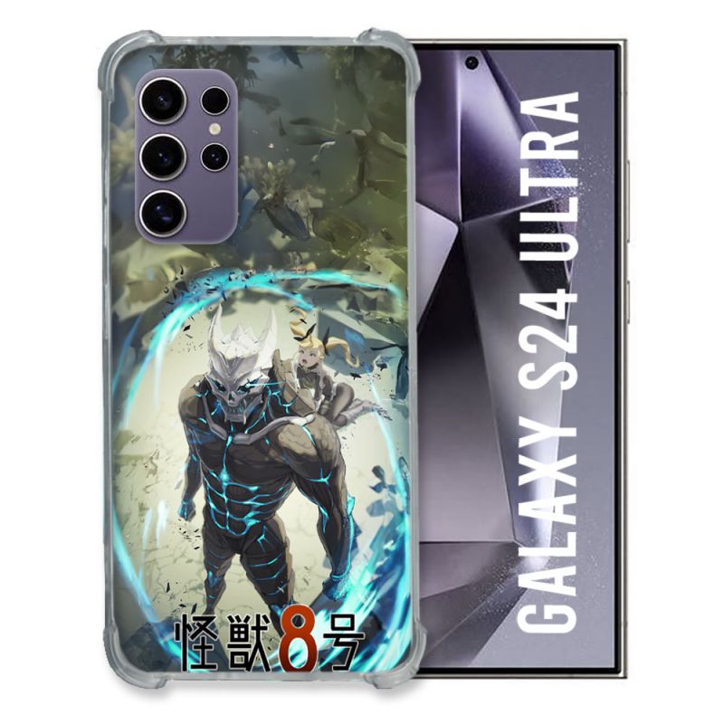 Coque Renforcée Pour Samsung Galaxy S24 Ultra Manga Kaiju N° 8 Kafka Hibino
