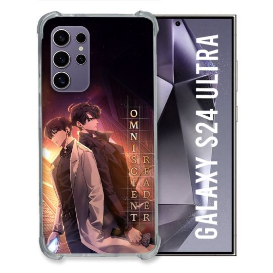 Coque Renforcée Pour Samsung Galaxy S24 Ultra Manga Lecteur Omniscient Affiche