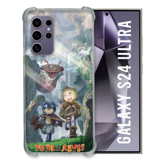 Coque Renforcée Pour Samsung Galaxy S24 Ultra Manga Made In Abyss Affiche