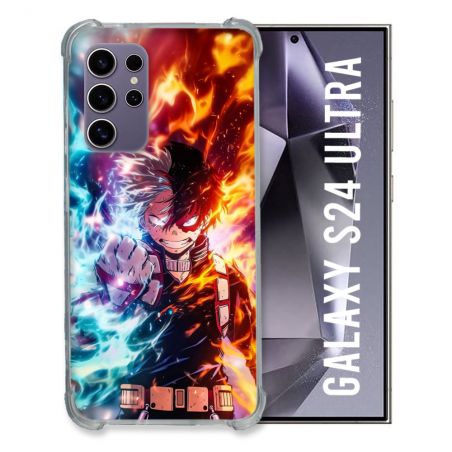 Coque Renforcée Pour Samsung Galaxy S24 Ultra Manga My Hero Academia Shoto Portrait