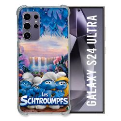 Coque Renforcée Pour Samsung Galaxy S24 Ultra Schtroumpfs Forêt
