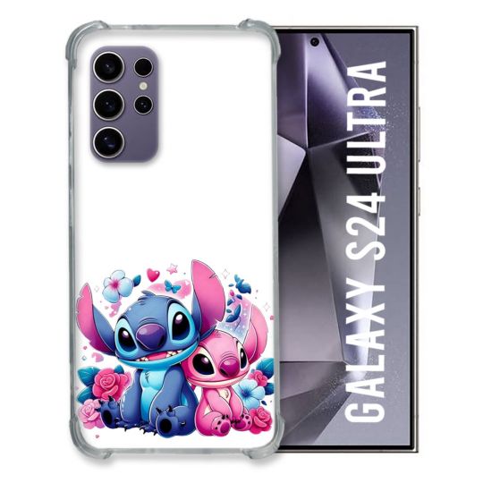 Coque Renforcée Pour Samsung Galaxy S24 Ultra Stitch Love