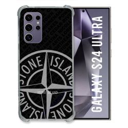 Coque Renforcée Pour Samsung Galaxy S24 Ultra Stone Island Gris